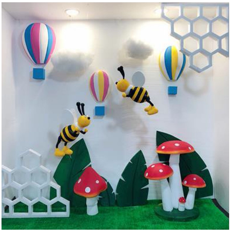 Summer Foam Hot Air Balloon Decoration Kindergarten Huan Creamy Chen Tong Fashion Shop Window Dream Wedding Scene Arrangement Props