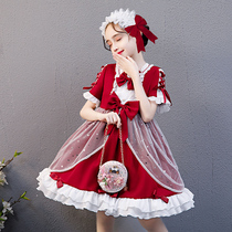 girls' summer dress children's lolita disney princess dress dress lolita summer