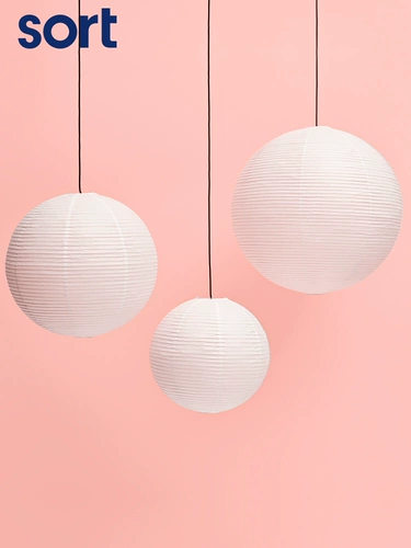 Сортировать датское сено круглый бумажный люстр бумажный абажур