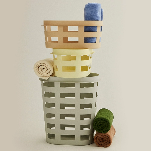 Сортировать датскую корзину сена грязная клятва баскетбольная корзина для хранения пластикового хранения баскетбола супер легкий вес