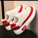 Белая обувь для отдыха, универсальные кроссовки, коллекция 2023, для бега, мягкая подошва