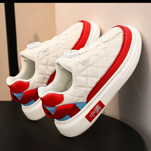 Белая обувь для отдыха, универсальные кроссовки, коллекция 2023, для бега, мягкая подошва