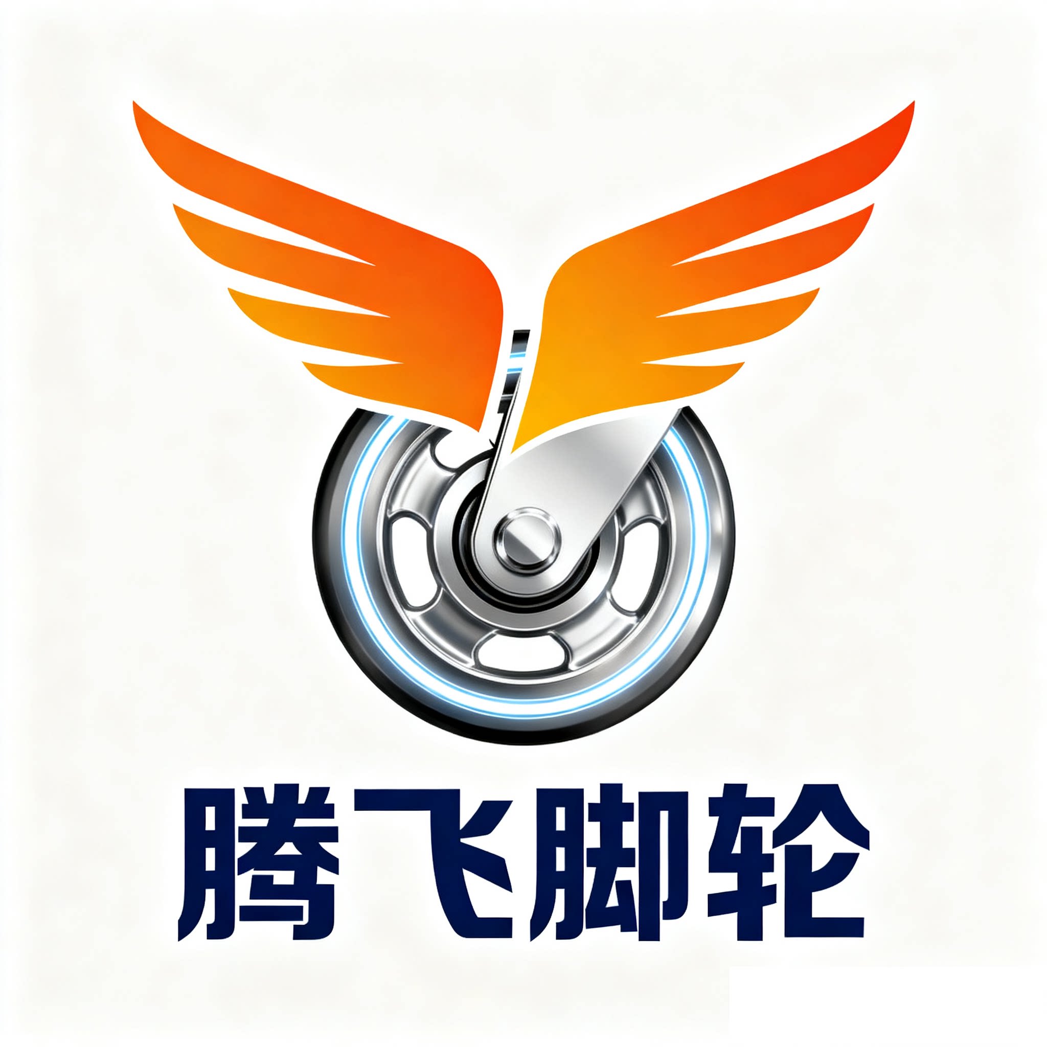 腾飞脚轮的LOGO