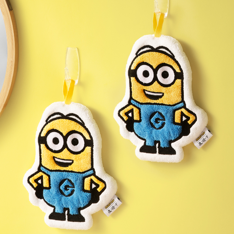 Minions Big-Eyed Cute Series｜Alipay Tap to Pay｜Ip Collaboration Edition Hand Towel