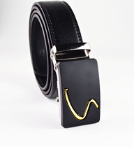 Explosive mens laser iron automatic buckle gift giveaway casual 14 pattern belt Jianghu stall exhibition belt