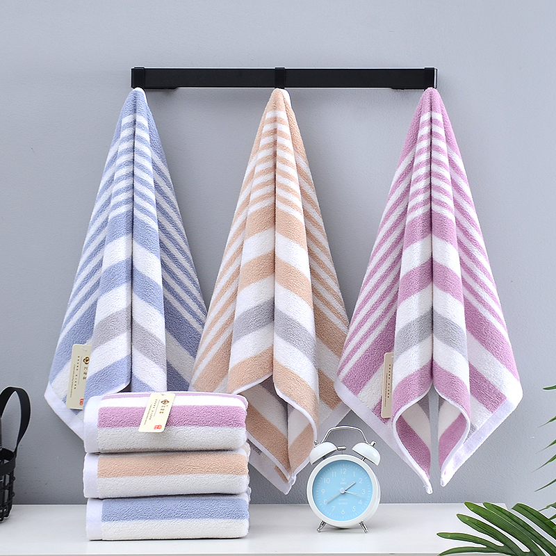 High-End Thickened Pure Cotton Towels for Adults, Home Use, Couples, Dormitories, Ultra-Soft Yarn, Absorbent, Skin-Friendly, Lint-Free, Antibacterial Towels