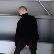 Hàn Quốc ulzzang Harajuku Dongdaemun những người yêu thích nam và nữ với màu sắc cao cổ áo hoang dã dày chạm đáy áo len ấm áp