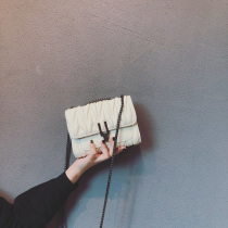 Hong Kong Lamode premium sense bag female 2020 new leather bag bag limited foreign style pop ins chain