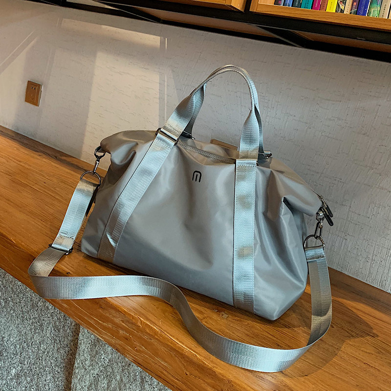 Lamode net celebrity travel bag women's luggage bag plane carry short-distance light and cute gym sports bag