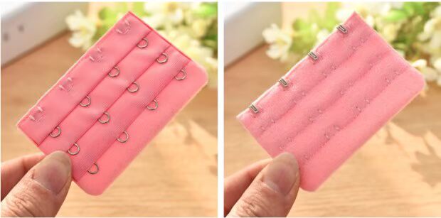 Bra mở rộng khóa đồ lót dài khóa trở lại khóa điều chỉnh khóa cộng với bốn hàng bốn khóa 3 kết nối khóa áo ngực combo 3 móc nới dây áo ngực