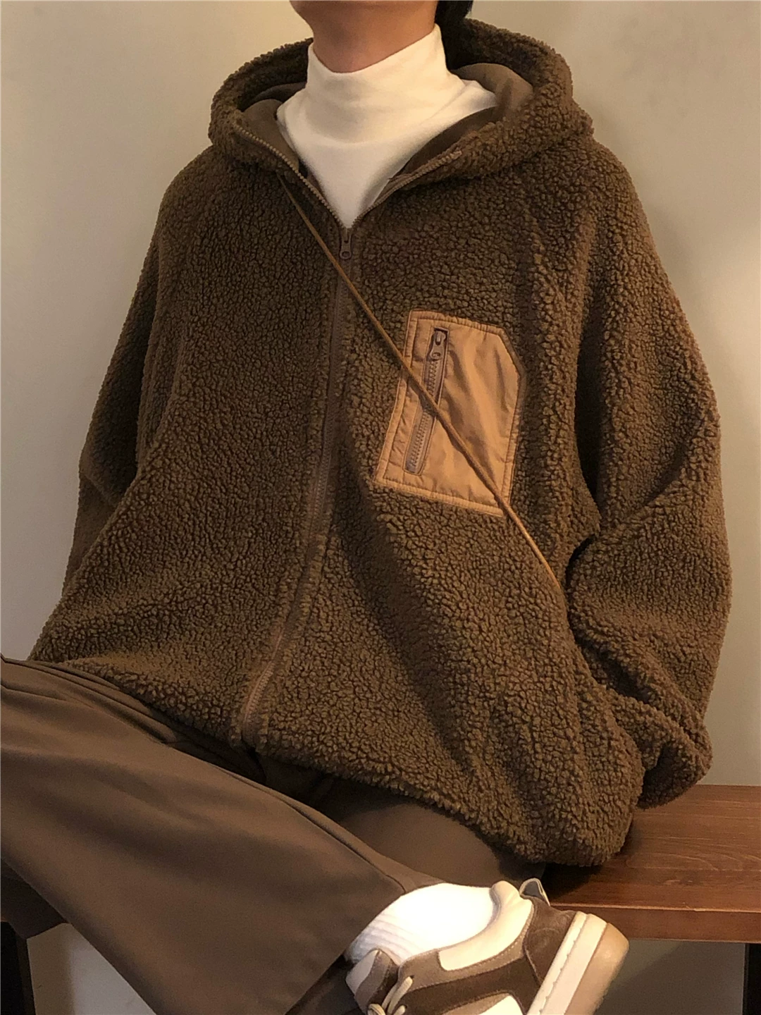 Winter retro down jacket, 2023, oversize, American style, increased thickness