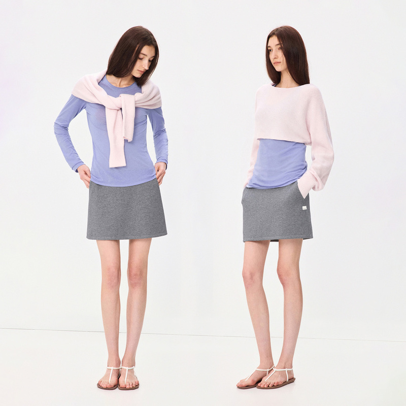 Ra Everyday "Salon Cover-Up" Wool Blend Multi-Wear Long-Sleeve Knit Cover-Up