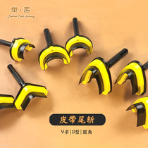 Leyan leather belt punch round chop V-shaped chop U-shaped chop handmade DIY leather tail chopping tool