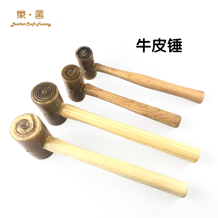 Music Language Leather Arts Tool Raw Bull Leather Hammer Leather Hammer Leather Hammer Cow Leather Hammer Handmade DIY Leather Bull Gluten Leather Hammer