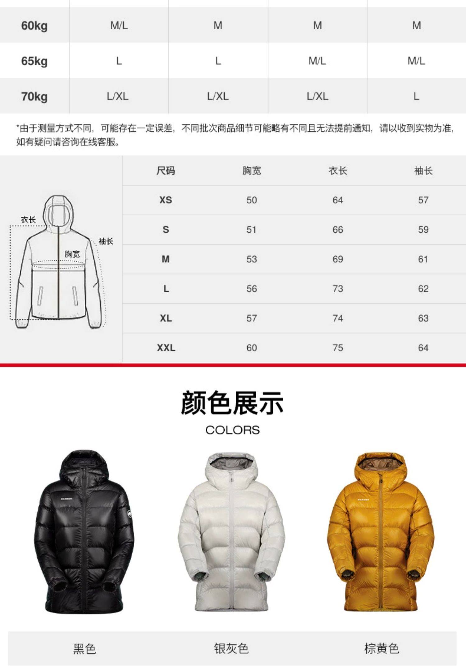 Mammut 猛犸象 Gravity 750蓬白鹅绒 轻量防泼水 户外女式连帽羽绒服 1013-02640 ￥1432.44 天猫￥3998