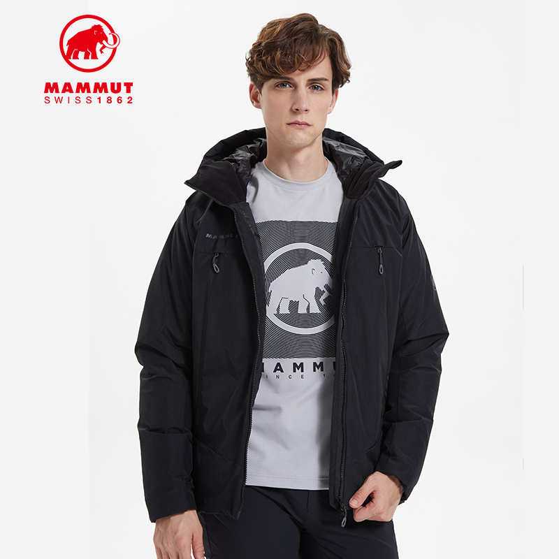MAMMUT Mammoth mammoth Crater down clothes men's 750 goose down windproof anti-splash water-permeable warm jacket