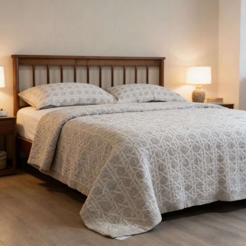 21-Piece Hemp Jacquard Patterned Blanket Set, Ab Double-Sided Double-Layer Blanket That Can Be Used as a Throw or Cover 21-Piece Hemp Jacquard Patterned Blanket Set, Ab Double-Sided Double-Layer Blanket That Can Be Used as a Throw or Cover