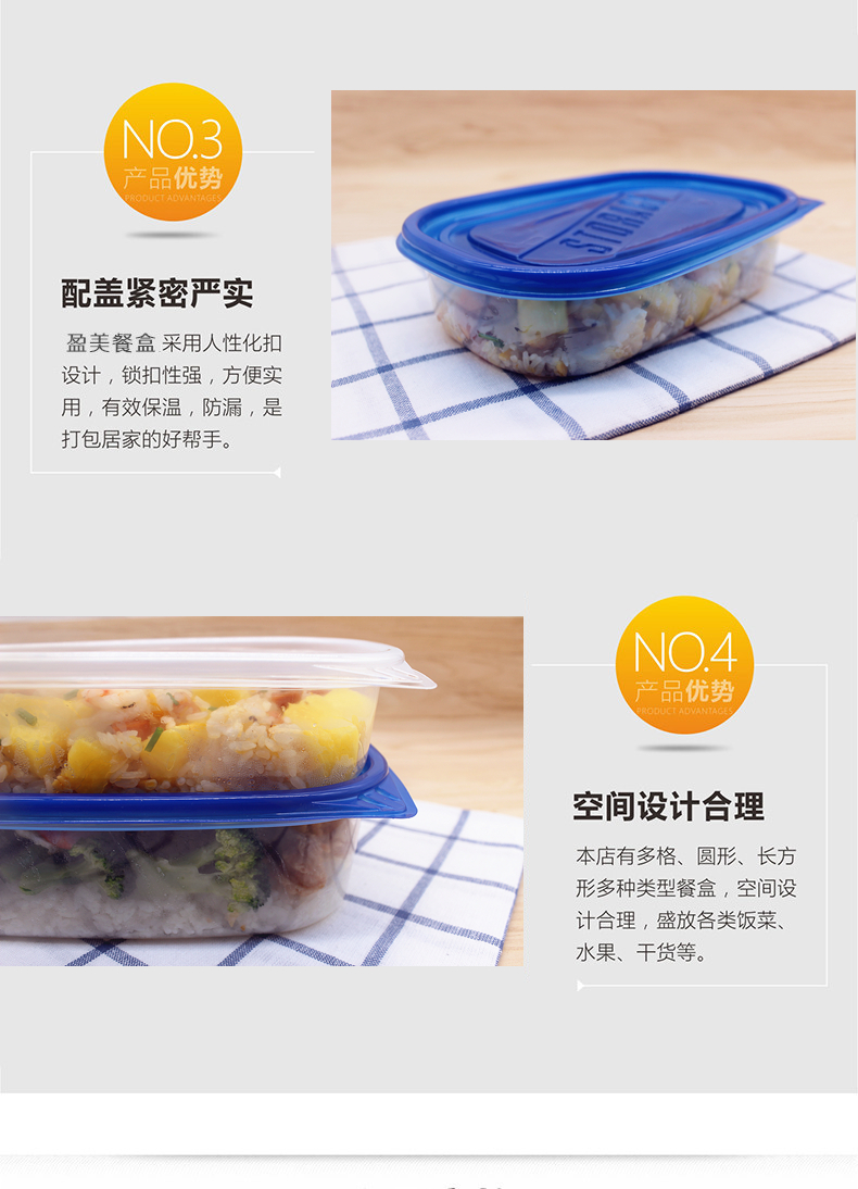 1000ml hộp ăn trưa cao cấp dùng một lần bộ đồ ăn màu xanh lá cây hộp salad trái cây hộp ăn trưa hộp takeaway hộp thức ăn nhanh hộp - Hộp cơm điện sưởi ấm hộp cơm hâm nóng chefman