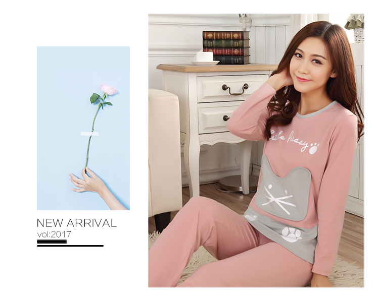 Pyjama mixte en Coton à manches longues - Ref 3006040 Image 51