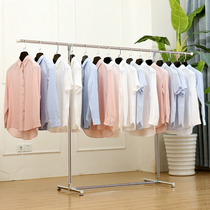 Clothes hanger floor single lever type stainless steel telescopic clotheshorse Balcony Cool Hanger Indoor Hang Clothes Sunburn