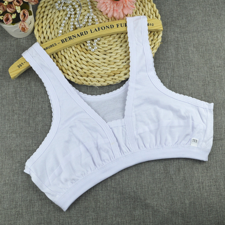 Áo nỉ nữ bằng vải cotton cỡ lớn cho nữ áo ngực cotton trung niên không có vành áo lót áo ba lỗ nữ hàng độc