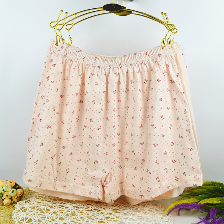 Của phụ nữ Boxer Quần Cotton Quần Phẳng Quần Short của Phụ Nữ Boxer Quần Trung Niên Quần Cotton Cộng Với Phân Bón XL