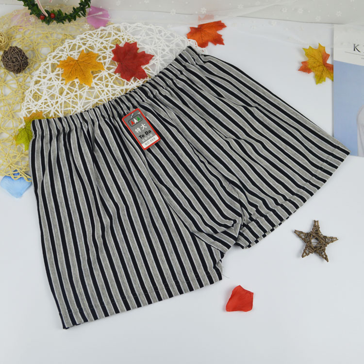 Kích thước lớn nam rộng Lycra cotton boxer quần lót eo cao thoáng khí chất béo trung và già bốn đầu quần short cha đồ lot