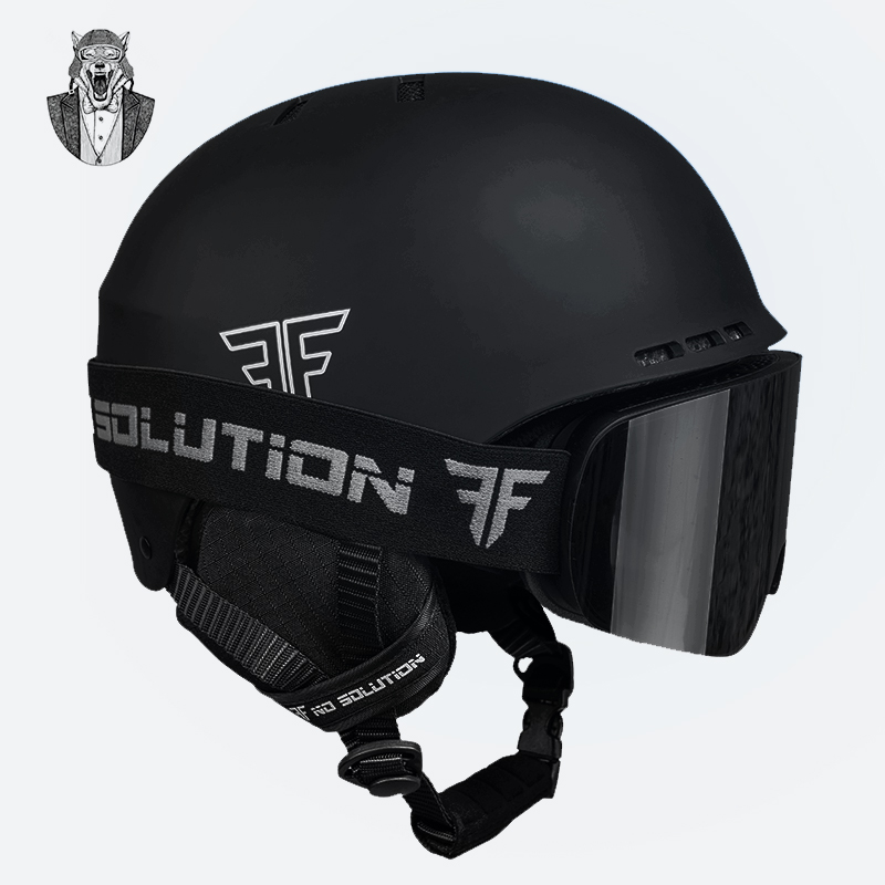 Professional Ski Safety Helmet Snowglasses Suit Double Veneer Sports Snow Armor Outdoor Goggles Warm Protection Equipped for men and women