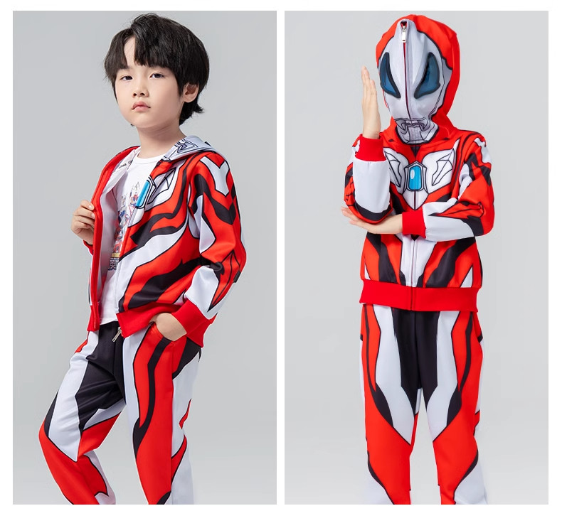 2026 New Genuine Ultraman Clothing Children's Set Boys' Spring and Autumn Sports Outfit Boys' Zero Children's Clothing — 22