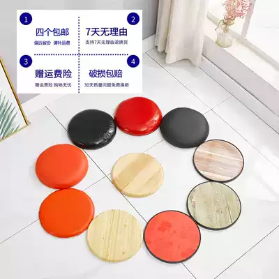 Round stool panel stool surface solid wood stool surface fast dining table round stool surface non-plastic stool panel steel stool wooden surface