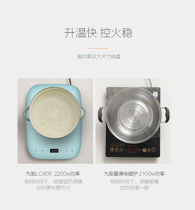 Bếp điện từ Jiuyang Hộ gia đình thông minh Mini Pin Lò tiết kiệm năng lượng cao Đặc biệt Cửa hàng chính thức chính hãng Toàn bộ chính hãng - Bếp cảm ứng bep tu bosch