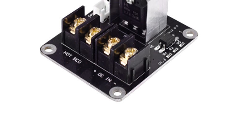 Phụ kiện máy in 3D Mô-đun giường nóng Bo mạch chủ MOS Tube Công suất cao Mở rộng năng lượng hiện tại Tải cao