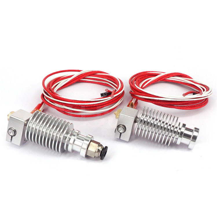 Механическое сопло 3d打印机配件 e3d-v6挤出头喷头喷嘴 e3d打印头v5加热头升级版12v