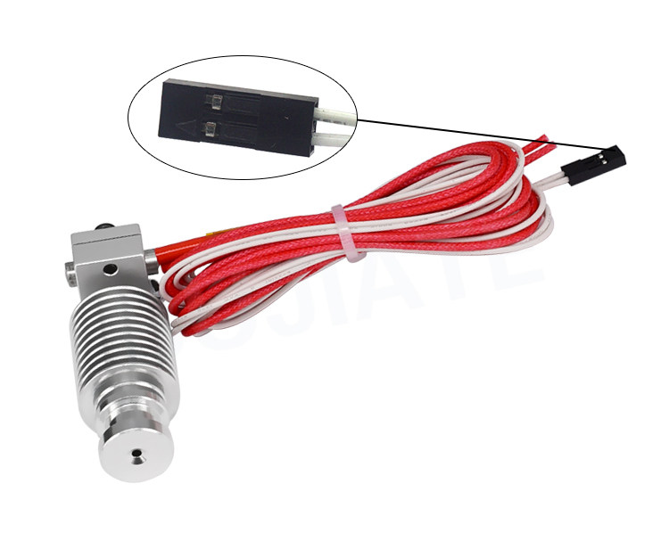 Механическое сопло 3d打印机配件 e3d-v6挤出头喷头喷嘴 e3d打印头v5加热头升级版12v