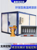 Environmentally friendly high-temperature paint room industrial electrostatic oven plastic spraying equipment complete set of drying room automotive spray curing oven