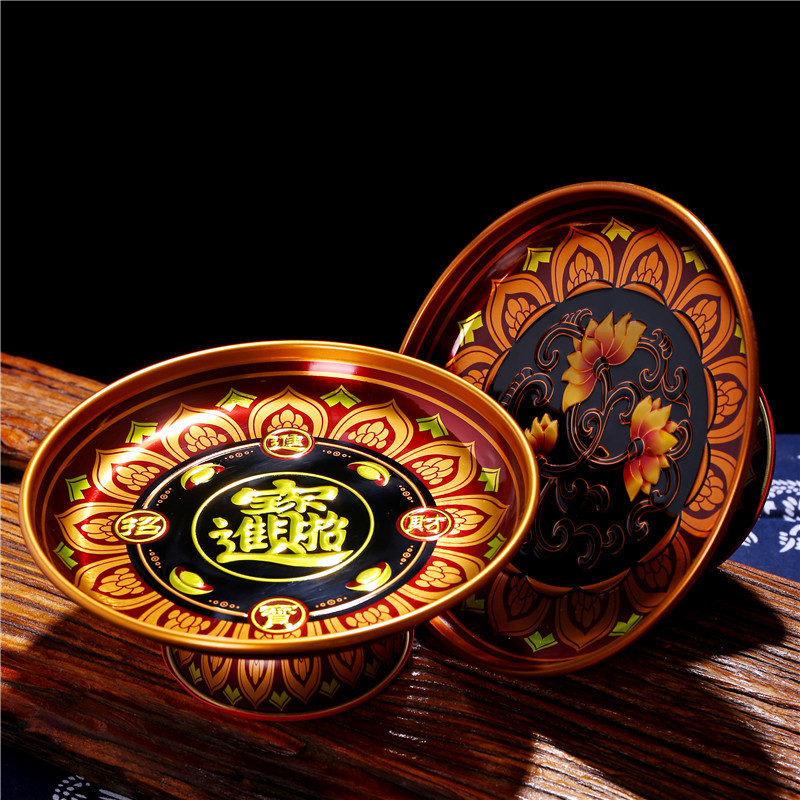 New Tang Color Fruit Disk for Disk for household Lotus Relief Buddha