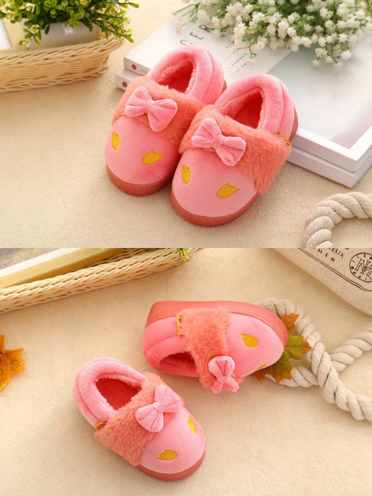 Pantoufles enfants en coton pour hiver - Ref 1032256 Image 12