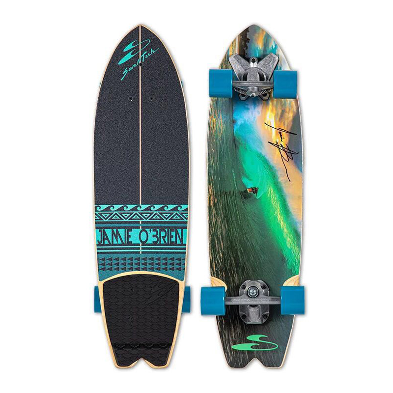 SwellTech land surfboard surfskate imported brush street skateboard longboard RADBOARD