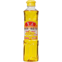 Luhua peanut oil edible oil 5s squeezed first-grade peanut oil healthier small bottle portable early adopter pack 500ml