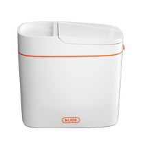 Trash can household 2023 new style kitchen with lid toilet toilet size special bucket high-looking living room 1759