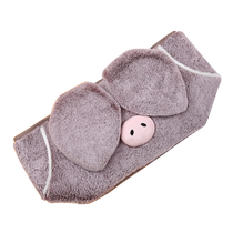 Hot water bag rechargeable baby warmer plush hand warmer baby girl hot water bag warmer belt hot compress waist protector removable and washable 2729