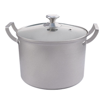 Huacui titanium pot pure titanium large soup pot double-ear soup pot thickening and heightening non-stick pot household steaming and stew suitable for 3043