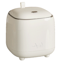 Desktop trash can household 2023 new kitchen living room waste paper basket bathroom press toilet paper bucket with lid 723