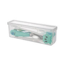 Portable cutlery storage box for one person student take-out spoon cutlery box children learning to eat and training chopsticks 2018