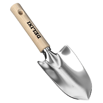 Delixi gardening tools small shovel household flower gardening outdoor soil loosening shovel rake hoe weeding 877