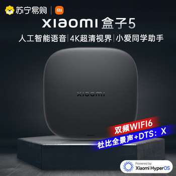Xiaomi Box 5 4K Resolution Home Wifi Network Artificial Intelligence Voice Set-Top Box 1891