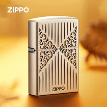 zippo打火机正版之宝官方旗舰旷野黄天全包徽章个性送男3390