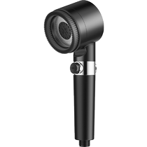 German twin-turbo shower head super pressure large water outlet shower head rain shower head set 1286