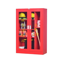 Mini fire station fire equipment full set thickened fire cabinet set fire extinguishing box emergency supplies display cabinet 2448