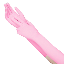 丁晴食品级手套女加长家务洗碗厨房耐用清洁洗菜洗衣防水加厚2868